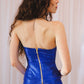 Rodeo Strapless Top in Royal