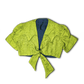 Texas Silk Tie Top in Lime Light